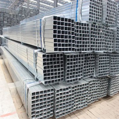Factory Direct Sale Q235 Q345 3-12m 20 30 40 Inc Customized Galvanized Square Steel Pipe for Building Materials