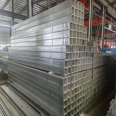 High Quality Q235 Q235B Hot-dip Galvanized square Tube for Construction, Customized Galvanized square Tube