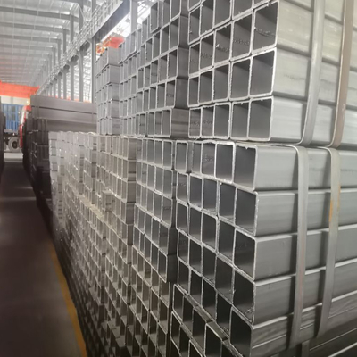 High Quality Q235 Q235B Hot-dip Galvanized square Tube for Construction, Customized Galvanized square Tube