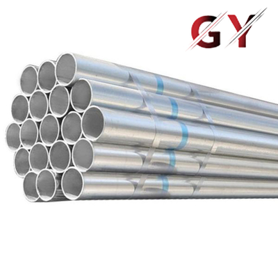 Stock Available Galvanized Steel Round Pipe Q195 Q235 ERW 1-12m Customized GI Steel Pipe for Building