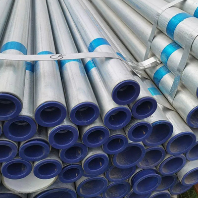 Hot Dip Galvanized Round Steel Pipe / GI Pipe Pre Galvanized Steel Pipe Galvanized Tube for Construction