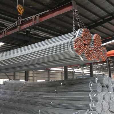 Hot Dip Galvanized Round Steel Pipe / GI Pipe Pre Galvanized Steel Pipe Galvanized Tube for Construction