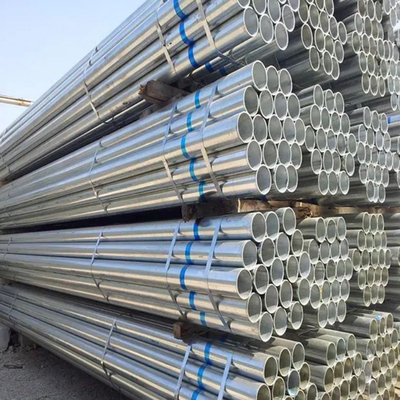 High Quality ASTM/JIS/BS1399 Gi Seamless Pipe Iron Round Tube Hot Dipped Galvanized Steel Pipe in Stock
