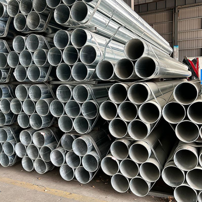 High Quality ASTM/JIS/BS1399 Gi Seamless Pipe Iron Round Tube Hot Dipped Galvanized Steel Pipe in Stock