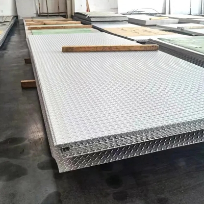 Best Selling 800mm Width Checkered Galvanized Steel Sheet Tear Drop Pattern Metal Plate Stair Tread for Walkway ASTM Compliant