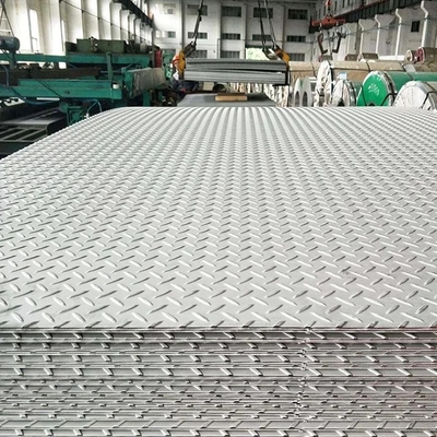 Best Selling 800mm Width Checkered Galvanized Steel Sheet Tear Drop Pattern Metal Plate Stair Tread for Walkway ASTM Compliant
