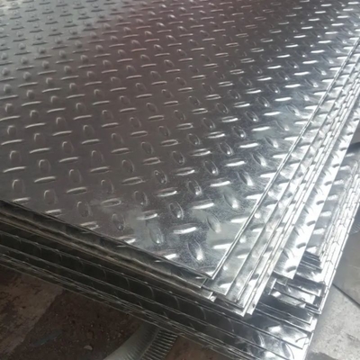 Best Prices of China 6mm 8mm Galvanized Steel Plate Checkered Steel Plate  Customized for Industrial Walkways