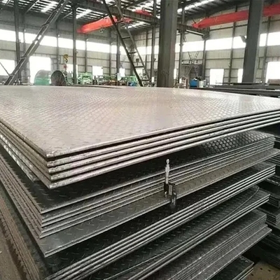 Complete Specification 3mm 4mm Steel Plate Checkered Steel Plate  Galvanized Steel Plate Customized Size for Construction