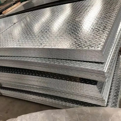 Complete Specification 3mm 4mm Steel Plate Checkered Steel Plate  Galvanized Steel Plate Customized Size for Construction
