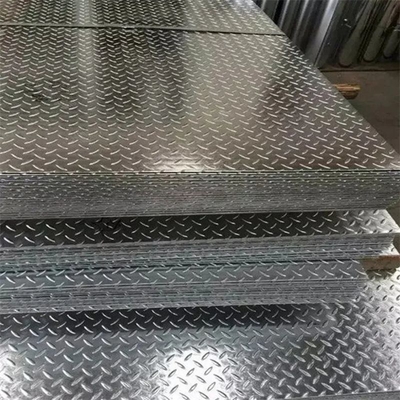 Hot Sale High-strength A36 Q235 Galvanized Checkered Plate 2mm 3mm 4mm Customized Galvanized Checkered Plate
