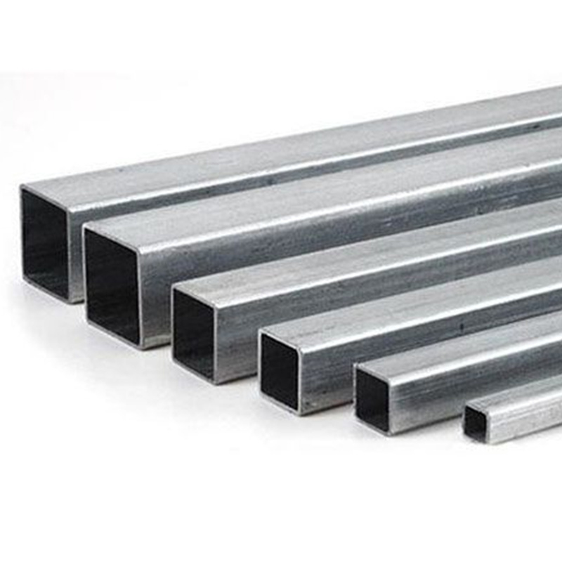 Large Stock Cold Rolled Pre Galvanized Welded square  Rectangular Steel Pipe/tube Q235, Q235B Hollow Gi Pipe