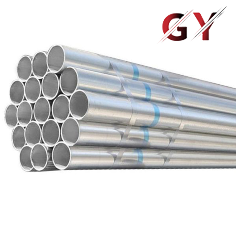 Stock Available Galvanized Steel Round Pipe Q195 Q235 ERW 1-12m Customized GI Steel Pipe for Building